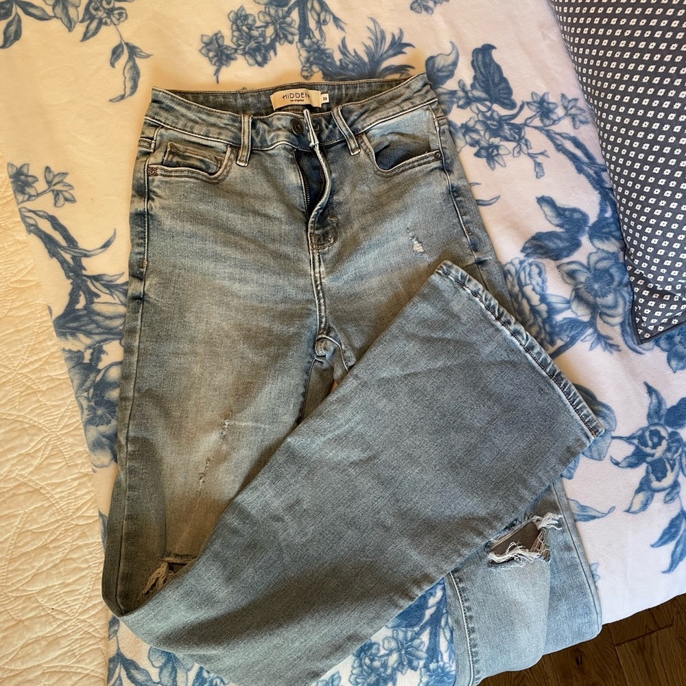 Hidden flare jeans
